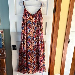 Multicolor Sleeveless Maxi Dress by Vince Camuto